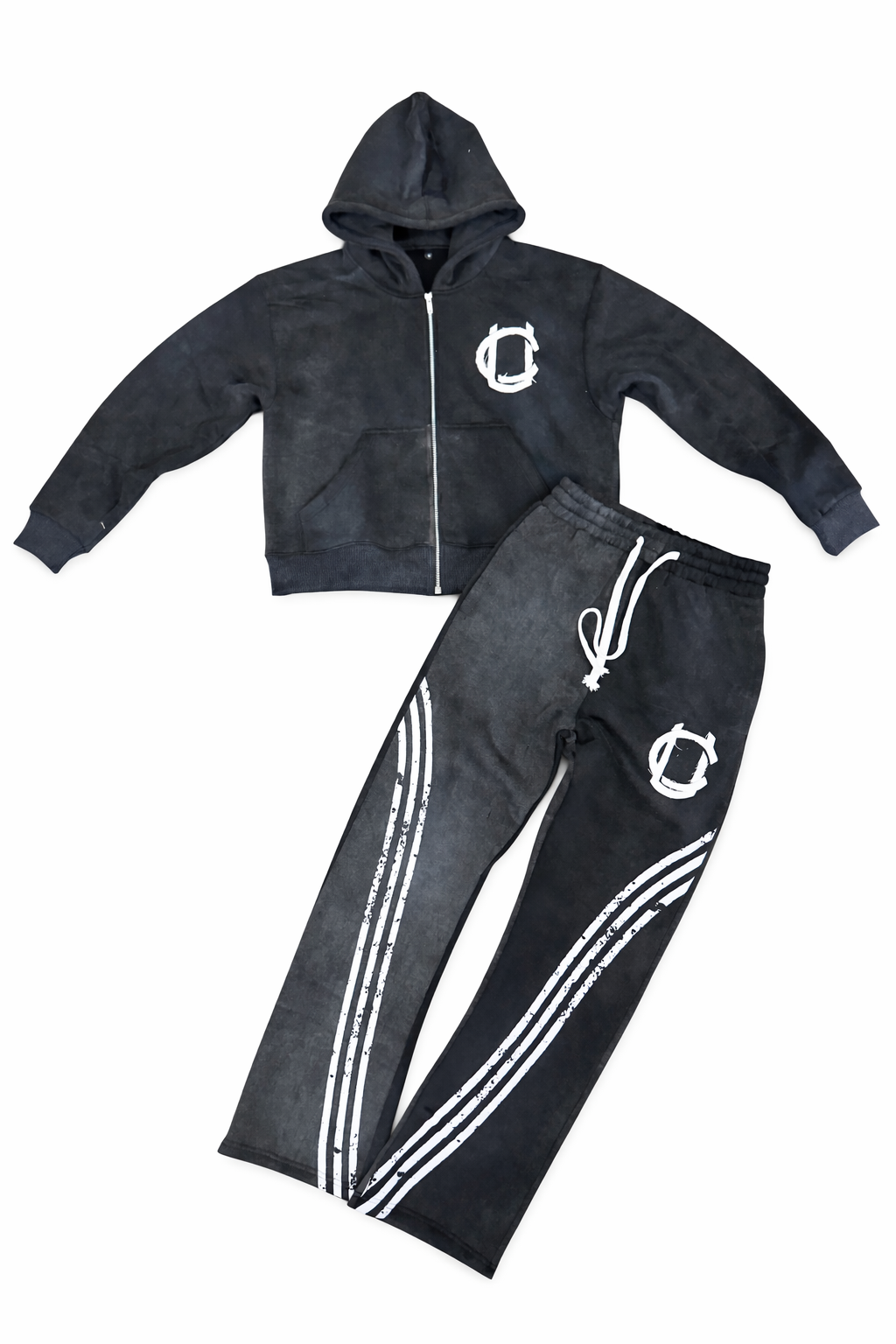 Black Sweatsuit Set