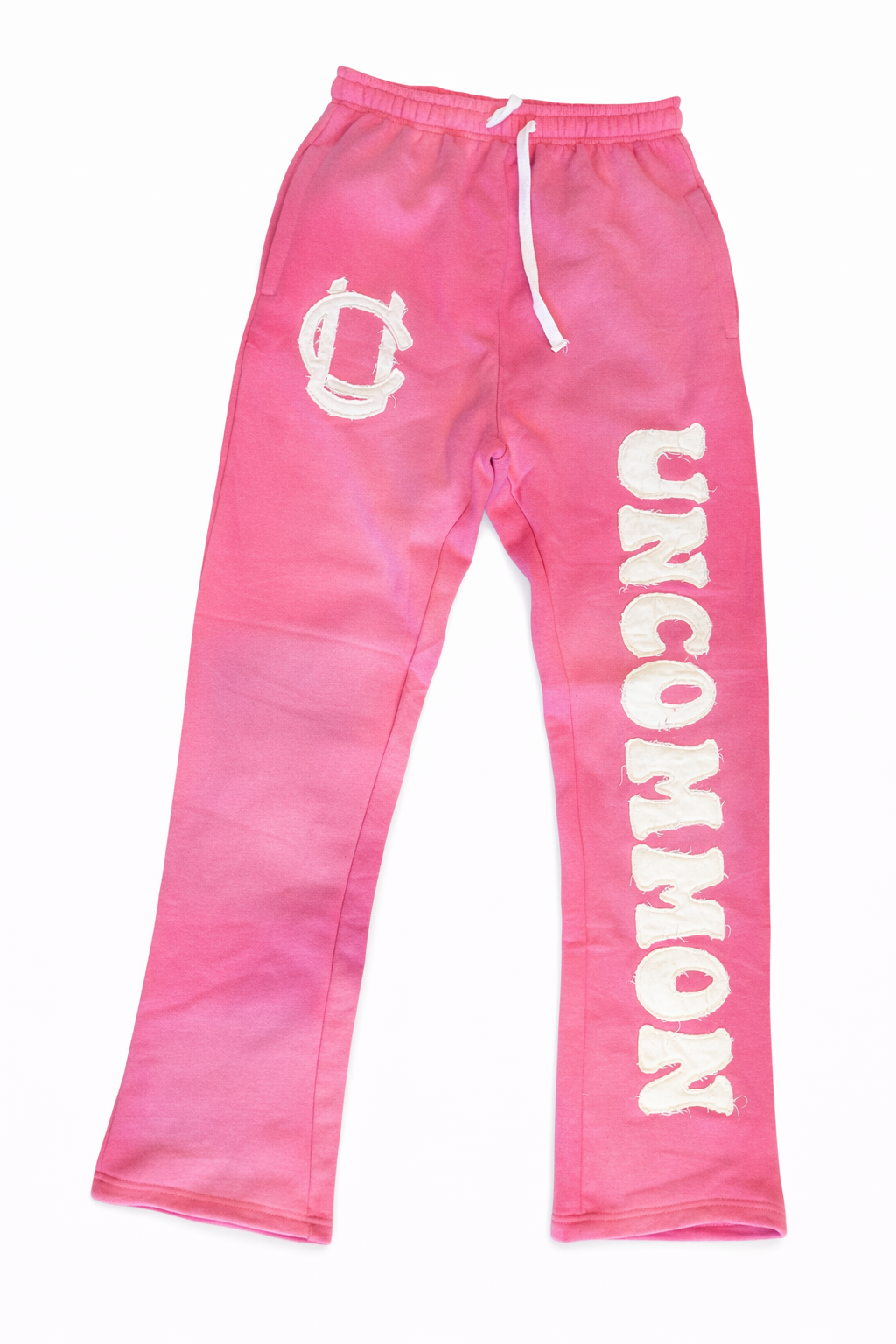 Pink Distressed Pants